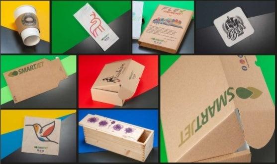 Druckbeispiele Single-Pass Inkjet Flex 324 von Smartjet