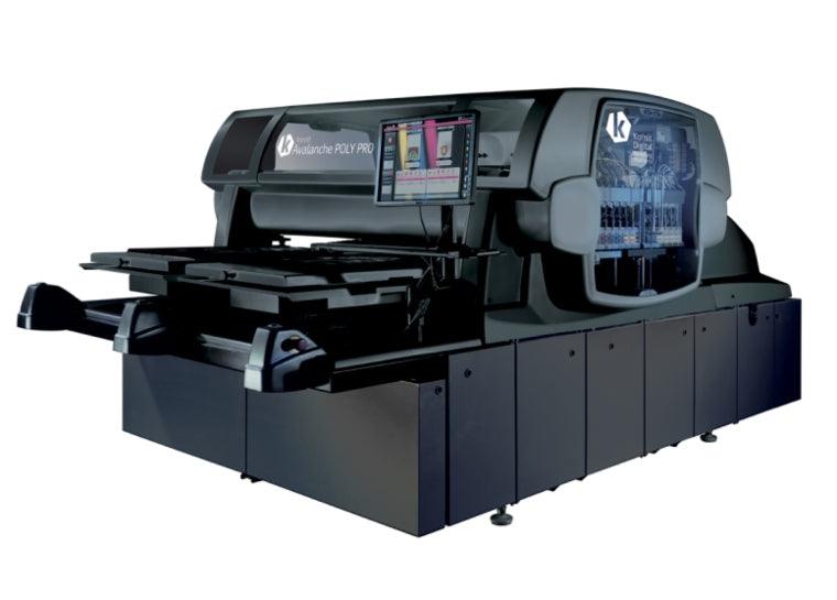 KORNIT DIGITAL Avalanche Poly Pro Vorder und Seitenansicht