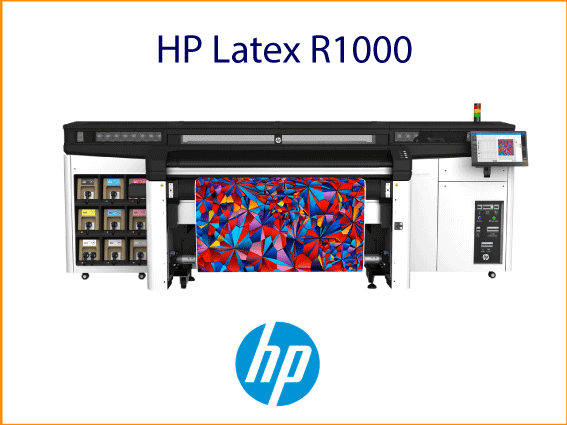 Flachbettdrucker und Rollendrucker HP Latex R1000