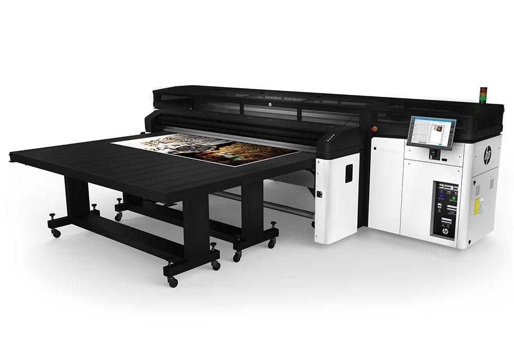 Flachbettdrucker und Rollendrucker Latex R2000  Seitenansicht