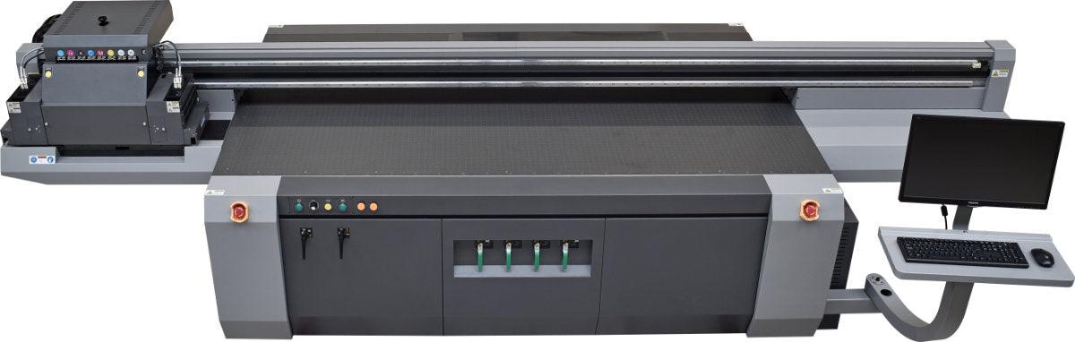Großformatiger LED-UV Flachbettdrucker Signracer 2512 von SIGNRACER