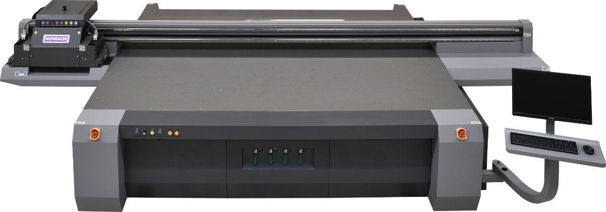 Großformatiger LED-UV Flachbettdrucker Signracer 3116 von SIGNRACER