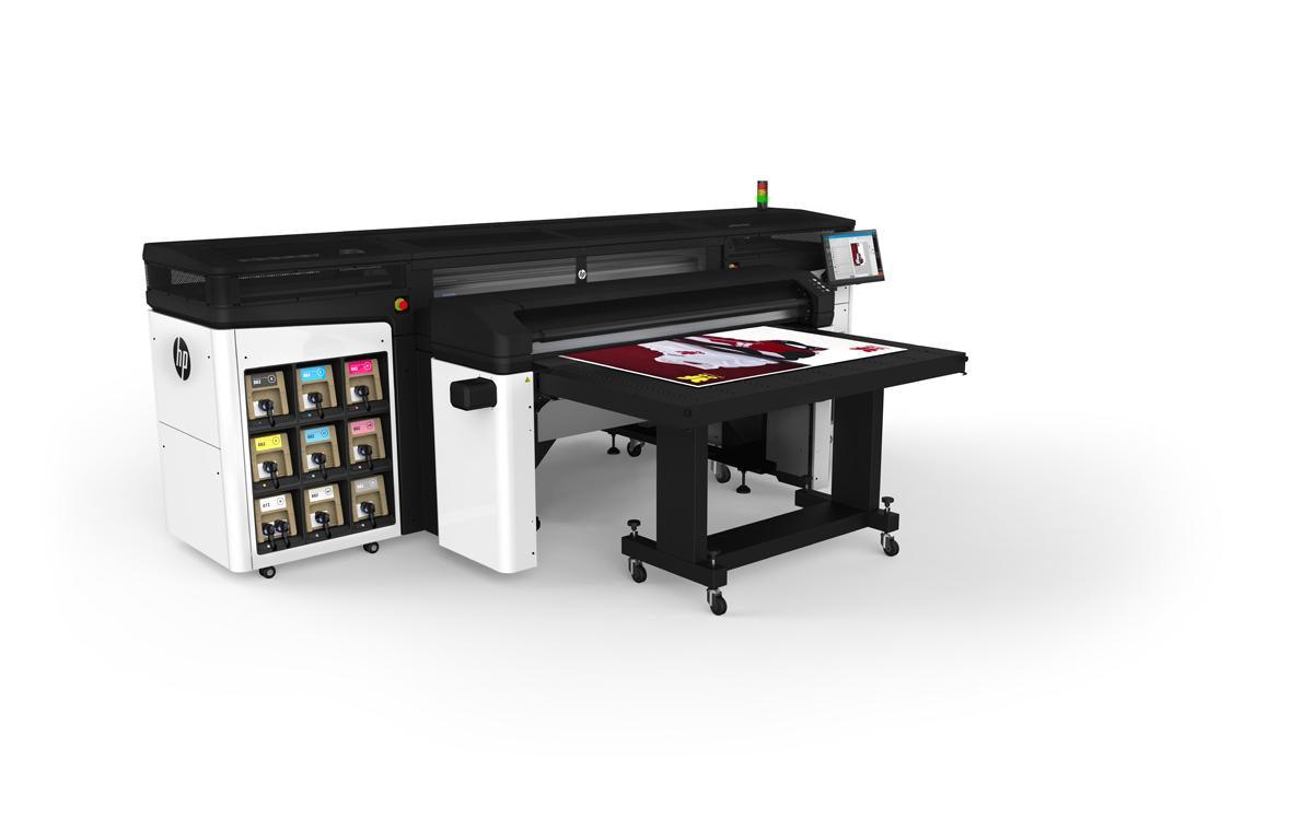 Flachbettdrucker und Rollendrucker HP Latex R1000 Side view