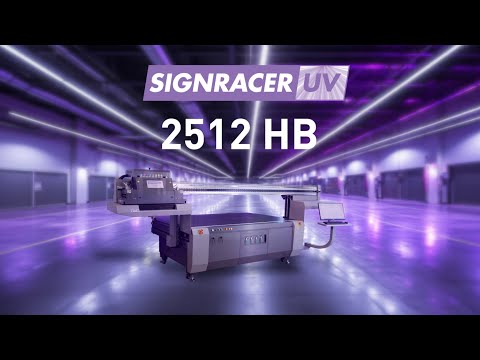 Signracer Flachbettdrucker 2512 Highbridge Industriedrucksystem