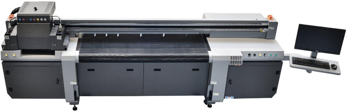 Großformatiger Hybrid-LED-UV-Drucker Signracer 1600 Vorderansicht 