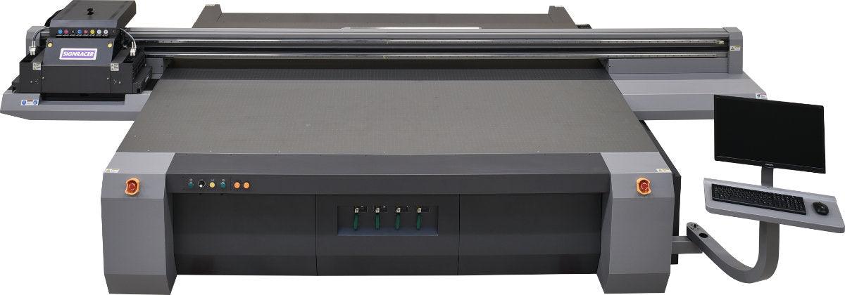 Großformatiger LED-UV Flachbettdrucker  Signracer  3020 von SIGNRACER